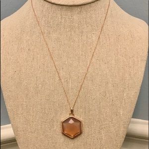 Stella & Dot Stylist Sample Sentiment Stone Locket